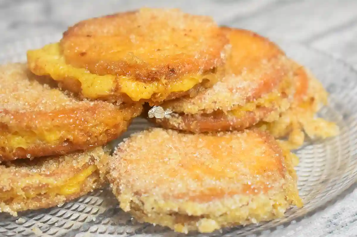 Imagen de las Galletas Fritas con Crema Pastelera