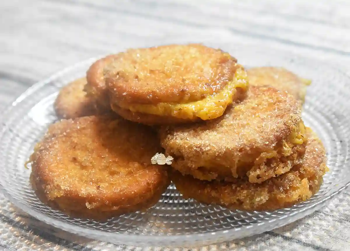 Imagen de las Galletas Fritas con Crema