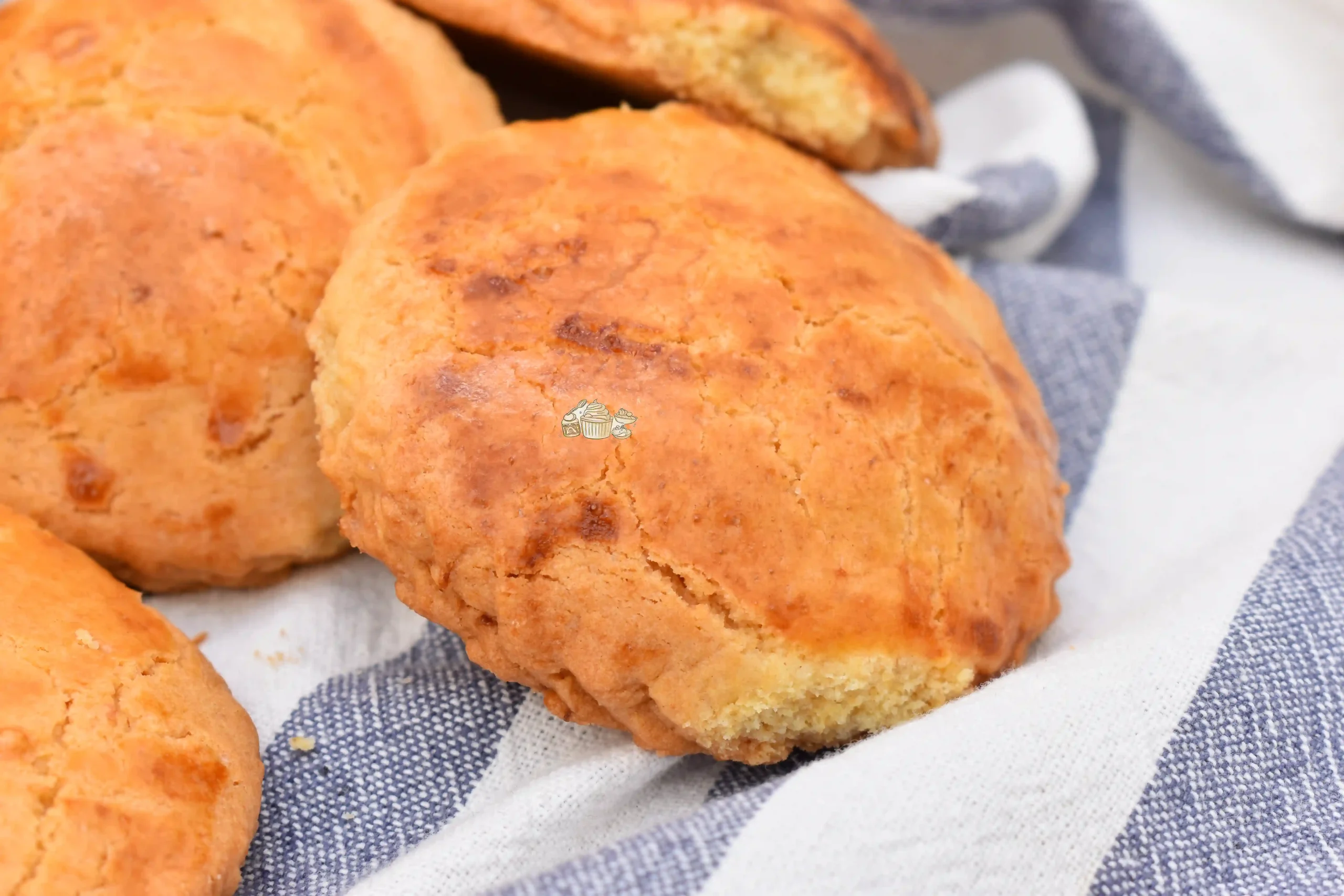 Imagen de los Pastelitos de Pasta Flora con Cabello de ángel